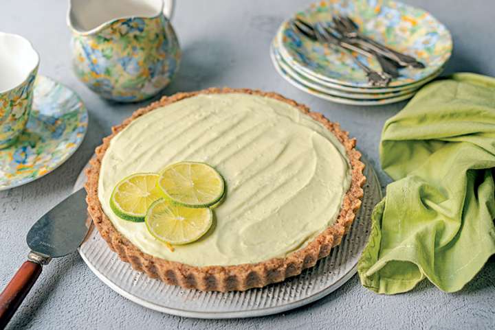 Tarte à la lime et à l'avocat