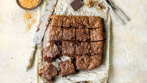 Brownies végans aux lentilles