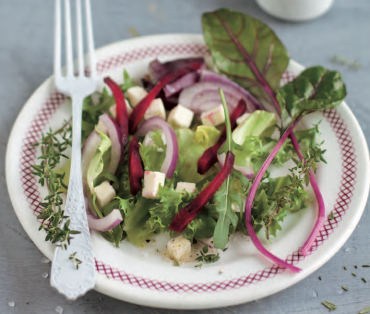 Julienne de betteraves en vinaigrette