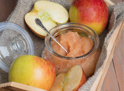 Compote de pommes à l'orange et au gingembre