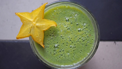 Smoothie thé vert et avocat