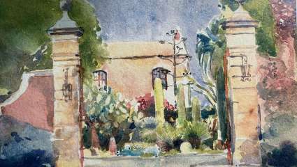 Aquarelle de Fiona Corsini di San Giuliano