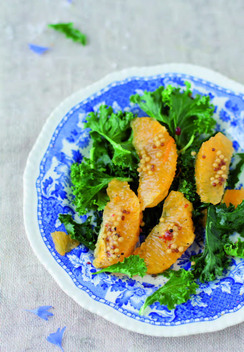 Salade de kale et oranges- Plantes et Santé