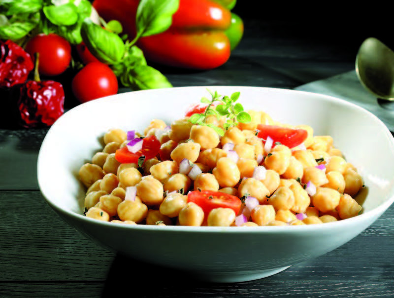 Salade marocaine de pois chiches et tomates - Plantes et Santé