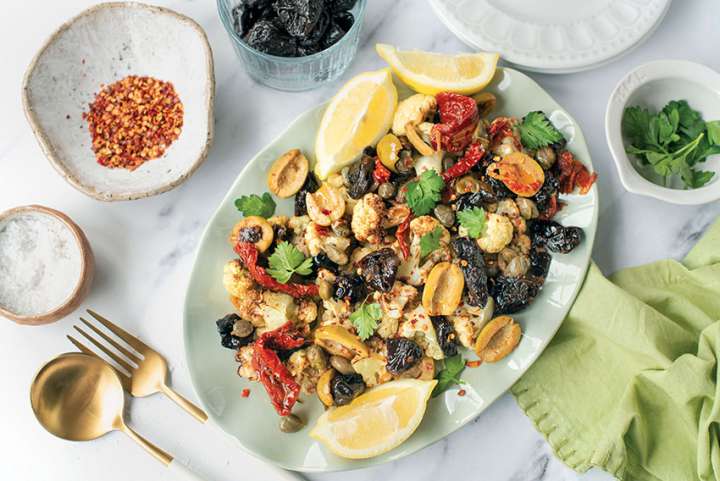 Salade de chou-fleur rôti