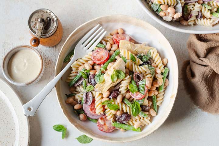 Salade de pâtes vegan